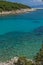 View of Emblisi Fiskardo Beach, Kefalonia, Ionian islands, Greece