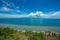 View of the emerald green sea at Koh Phangan island