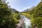 View of Emperador Guillermo river and mountains at Carretera Austral Route - AysÃ©n, Chile