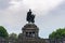 View of the Emperor William monument at the Deutsches Eck confluence in Koblenz