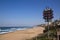 View of Empty Beach at Umdloti, Durban South Africa