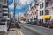 View of empty Loiza Street in San Juan