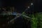 View of the empty Navigli water channels in Milan at night - 1