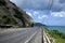 View of empty road on Deo Ca pass.