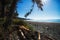 View of the empty shore. Vancouver Island, British Columbia, Canada.