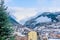 View of Encamp as seem from Sant Roma de les Bons, Andorra..A