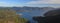 View of the Endeavour Inlet, Marlborough Sounds. Landscape in Ne