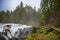 View of the Englishman River Falls in Vancouver Island, BC Canad