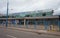 View of the entrance of the airport of the city of Cuenca