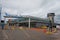 View of the entrance of the airport of the city of Cuenca