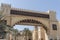 View of the entrance of Souk Madinat Jumeirah in Dubai, UAE