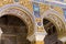 View of entrance to the Hall of Ambassadors in Seville Royal Alcazar.