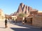 View of entrance to Wadi Rum desert in Jordan