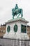 View of Equestrian statue of Frederik V, Copenhagen, Denmark