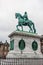 View of Equestrian statue of Frederik V, Copenhagen, Denmark