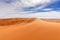 View of Erg Chebbi Dunes in Morroco- Sahara Desert