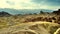 View of the erosional landscape in Zabriskie Point - Death Valley, California