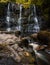 View of the Ess-Na-Crub Waterfall in the Glenariff Nature Reserve