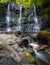 View of the Ess-Na-Crub Waterfall in the Glenariff Nature Reserve