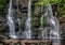 A view of the Ess-Na-Crub Waterfall in the Glenariff Nature Reserve