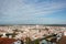 View of Estremoz city from castle in Alentejo, Portugal