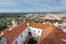 View of Estremoz city from castle in Alentejo, Portugal