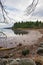 View of the estuaries in Ladysmith shoreline in Vancouver Island