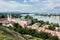 View from Esztergom basilica, Saint Ignatius church and Maria Va