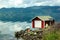 View of Etnefjorden near Etne in Hordaland county, Norway.