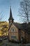 View of the Evangelical Church `Trinitatis` in Triberg, Germany.