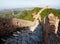 View of evening Great Wall of China