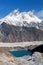 View of Everest, Lhotse, Ngozumba glacier and Gokyo Lake