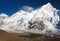 View of Everest and Nuptse from Kala Patthar