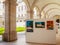View of Exhibition in Patio of the National Palace of Mafra, Portugal