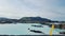 View of the exotic naturview of the Blue Lagoon Spa, with the geothermal power plant and the rest of the Blue Lagoon pool, Iceland