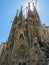 View of the Expiatory Temple of the Holy Family.Barcelona
