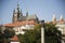 View exterior and cityscape of Prague castle