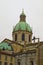 View of the exterior of the Duomo Cathedral of Como Italy