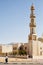 View of the exterior of Mosque building on the outskirts of Dubai city