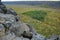 View from Eyjan rock in Asbyrgi