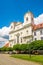 View at the facade of Jesuits Church in Skalica - Slovakia