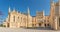 View at the facade of Lednice castle and St.Jakub chapel - Czech republic,Moravia