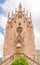 View at the Facade of Mausoleum of Archduke John of Austria in Scena, Italy