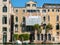 View of the facade of Palazzo Barzizza, old building that was originally used as a slave warehouse, today it is a private residenc