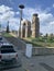 View of the facade of St. Basil\\\'s Basilica John in Selcuk, Türkiye,