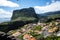 View of Faial and the Penha de Ãguia or eagle rock, Madeira, Portugal