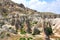 View of the Fairy Chimneys in GÃ¶reme National Park. Cappadocia, Central Anatolia, Turkey.