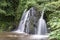 View of the Fairy Glen Waterfalls