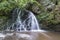 View of the Fairy Glen Waterfalls