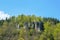 View of the Falkenstein rock in Bad Herrenalb